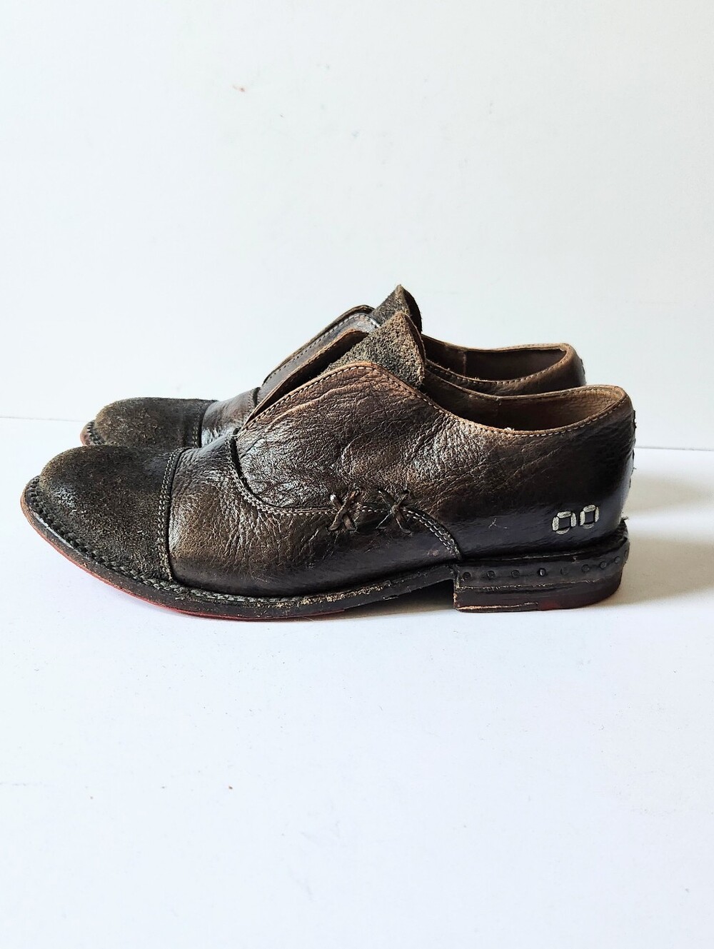 Bed Stu ROSE Women's Pull On Oxford Loafers, US Size 7.5